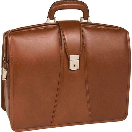 MCKLEINUSA Brown Harrison 17 Inch Partners Laptop Briefcase - 83384